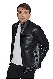 Becao Hakiki Deri Erkek Siyah Mont